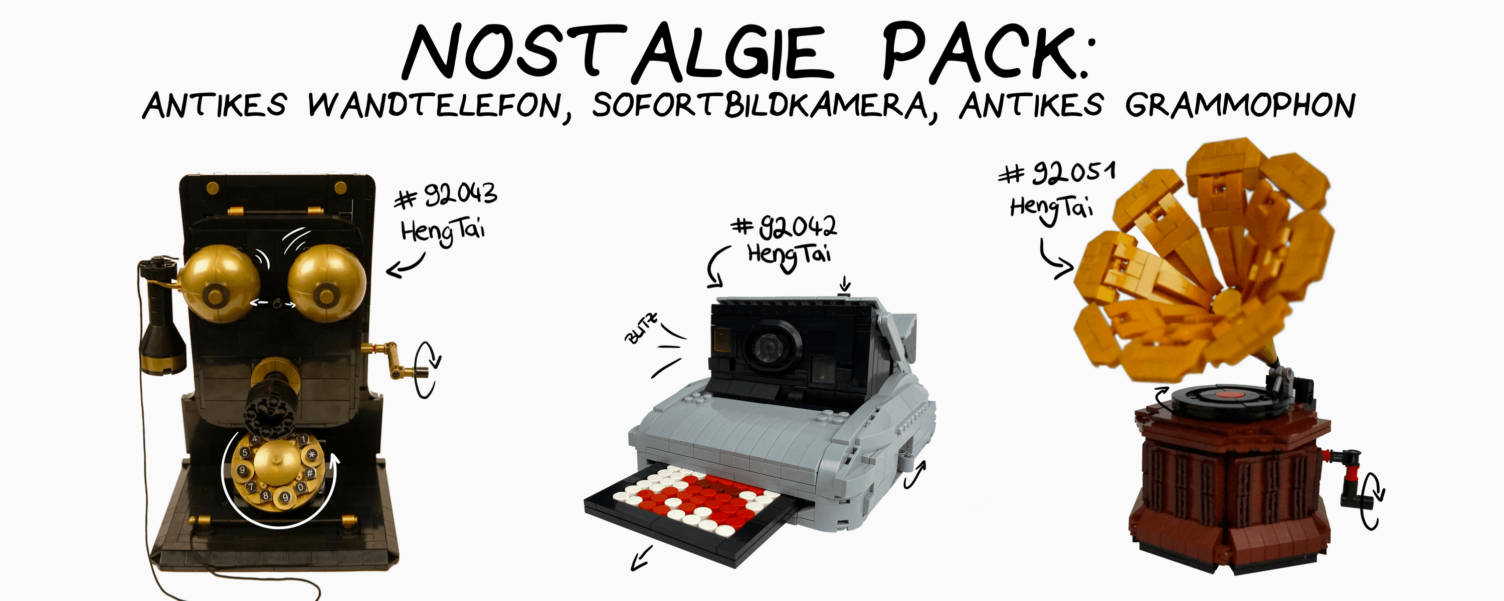 Hengtai - Nostalgie Pack #92042 #92043 #92051